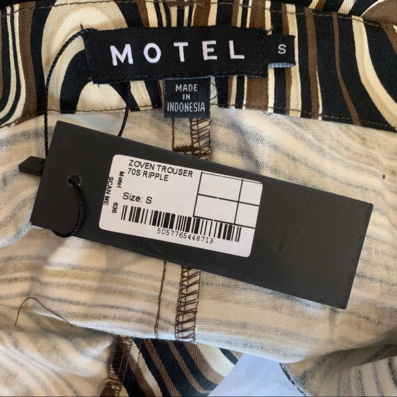 Motel Zoven trousers 70s ripple print - Picture 3 of 4